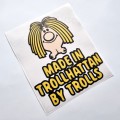Made in Trollhattan by Trolls Saab sticker S1