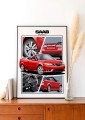 SAAB poster wall art
