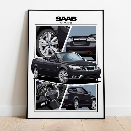 SAAB poster wall art
