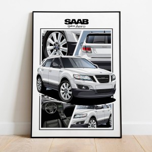 Saab 9-4X AERO     /suv/silver