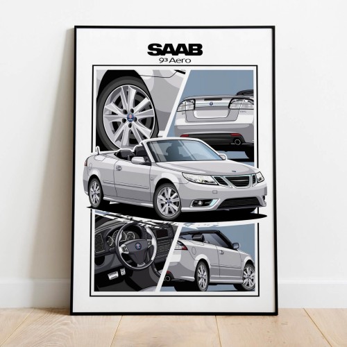 SAAB poster wall art