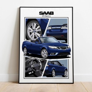 Saab 93 AERO     /cabrio/blue