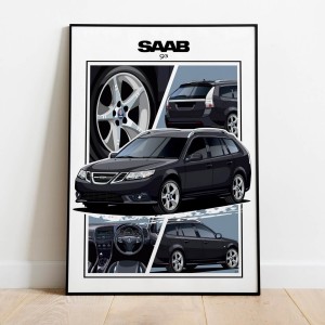 Saab 93     /wagon/black