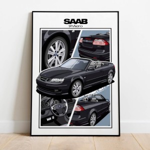 Saab 93 AERO     /cabrio/black