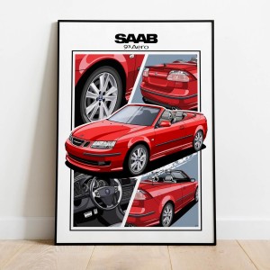 Saab 93 AERO    /cabrio/red