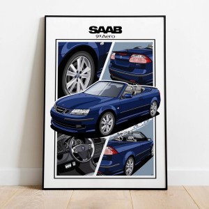 Saab 93 AERO    /cabrio/blue