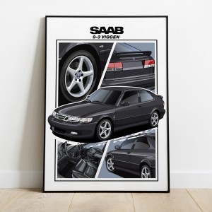 Saab 93 OG VIGGEN    /coupe/black