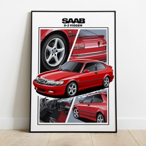 Saab 93 OG VIGGEN    /coupe/red