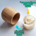 SAAB SCANIA wooden gear knob oak shifter knob SAAB